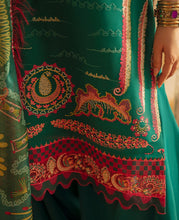 Load image into Gallery viewer, REPUBLIC WOMEN&#39;S WEAR | NIGHAT LAWN COLLECTION &#39;21 | D1 Emerald Green Winter wear for the Pakistani look. The Velvet salwar kameez, winter shawls designs of Republic women&#39;s wear, Maria B, Asim Jofa are available in our Pakistani designer boutique. Get Velvet suits in UK USA, France from Lebaasonline