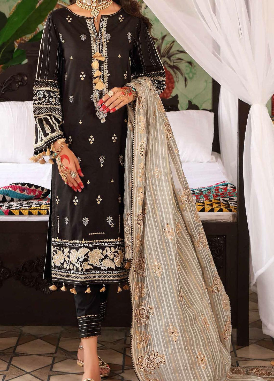 Shop Gul Ahmed FE-12022 | Black dress in USA Australia Worldwide at Lebaasonline Online Boutique We have latest collection of Maria b Gul Ahmed Pakistani Designer party wear UK dress in Unstitched 3 pc suits stitched, ready and made to order for every Pakistani suit online buyer Women in UK Buy at Discount