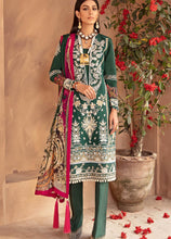 Load image into Gallery viewer, Buy Gulaal Luxury Lawn 2021 | GL21LL 04 | Wafa Dark Green Dress from Lebaasonline Pakistani Clothes Stockist in the UK @ best price- SALE Shop Gulaal Lawn 2021, Maria B Lawn 2021 Summer Suit, Pakistani Clothes Online UK for Wedding, Bridal Wear Indian &amp; Pakistani Summer Dresses by Gulaal in the UK &amp; USA at LebaasOnline