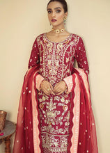 Load image into Gallery viewer, Buy GULAAL | Luxury Formals Collection 2021 | ZAREEN | D-6 Red dress from Lebaasonline in UK at best price- SALE ! Shop Now Gulal, Maria b, Sana Safinaz bridal dress  for Wedding, Party &amp; Bridal dress in UK Get Pakistani Designer Dresses in UK Unstitched and Stitched Ready to Wear by Gulaal in the UK &amp; USA