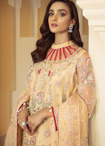 Buy GULAAL | Luxury Formals Collection 2021 | AYDAH | D-8 Yellow dress from Lebaasonline in UK at best price- SALE ! Shop Now Gulal, Maria b, Sana Safinaz bridal dress  for Wedding, Party & Bridal dress in UK Get Pakistani Designer Dresses in UK Unstitched and Stitched Ready to Wear by Gulaal in the UK & USA
