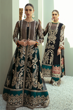 Load image into Gallery viewer, IMROZIA PREMIUM EMBROIDERY  I-134 Black Chiffon dress pak exclusively from us We are largest stockist of Imrozia Premium Chiffon collection Maria b and all other Pakistani designer clothes The fine embroidery and subtle color of the dress are great combinations for Eid dresses Buy from Lebaasonline in UK Spain Austria