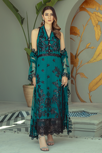IMROZIA PREMIUM EMBROIDERY  I-138 Green Chiffon Eid dress exclusively from us We are largest stockist of Imrozia Premium Chiffon collection Maria b and all other Pakistani designer clothes The fine embroidery and subtle color of the dress are great combinations for Eid outfits. Buy from Lebaasonline in UK Spain Austria