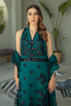 Load image into Gallery viewer, IMROZIA PREMIUM EMBROIDERY  I-138 Green Chiffon Eid dress exclusively from us We are largest stockist of Imrozia Premium Chiffon collection Maria b and all other Pakistani designer clothes The fine embroidery and subtle color of the dress are great combinations for Eid outfits. Buy from Lebaasonline in UK Spain Austria