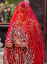 Load image into Gallery viewer, IMROZIA | Eclatant Luxe Brides – Crimson BRIDAL COLLECTION 2022 New Collection, The Pakistani designer brands such as Imrozia, Maria b are in great demand. The Pakistani designer dresses online UK USA France Dubai can be bought at your doorstep. Pakistani bridal dress online USA are extremely trending now in party at SALE