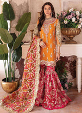 Load image into Gallery viewer, IMROZIA |  Aangan – Gul-e-Rana BRIDAL COLLECTION 2022 New Collection, The Pakistani designer brands such as Imrozia, Maria b are in great demand. The Pakistani designer dresses online UK USA France Dubai can be bought at your doorstep. Pakistani bridal dress online USA are extremely trending now in party at SALE