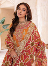Load image into Gallery viewer, IMROZIA |  Aangan – Gul-e-Rana BRIDAL COLLECTION 2022 New Collection, The Pakistani designer brands such as Imrozia, Maria b are in great demand. The Pakistani designer dresses online UK USA France Dubai can be bought at your doorstep. Pakistani bridal dress online USA are extremely trending now in party at SALE
