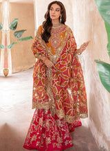 Load image into Gallery viewer, IMROZIA |  Aangan – Gul-e-Rana BRIDAL COLLECTION 2022 New Collection, The Pakistani designer brands such as Imrozia, Maria b are in great demand. The Pakistani designer dresses online UK USA France Dubai can be bought at your doorstep. Pakistani bridal dress online USA are extremely trending now in party at SALE