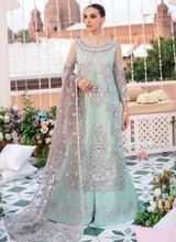 Load image into Gallery viewer, IMROZIA |  Aangan – Nazmin BRIDAL COLLECTION 2022 New Collection, The Pakistani designer brands such as Imrozia, Maria b are in great demand. The Pakistani designer dresses online UK USA France Dubai can be bought at your doorstep. Pakistani bridal dress online USA are extremely trending now in party at SALE