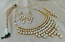 Load image into Gallery viewer, JANVI Designer Polki Diamond Necklace sets - LebaasOnline 