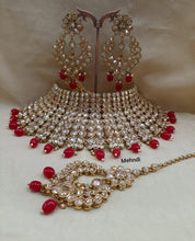 Load image into Gallery viewer, BOLLYWOOD BRIDAL designer necklace sets - LebaasOnline 