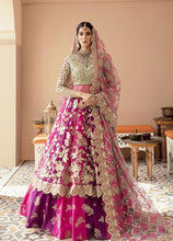 Load image into Gallery viewer, IMROZIA | BRIDAL COLLECTION 2021 | IB-09 FUCHSIA GLAM Fuchsia Pink Dress @lebaasonline. The Pakistani designer brands such as Imrozia, Maria b are in great demand. The Pakistani designer dresses online UK USA can be bought at your doorstep. Pakistani bridal dresses online USA are extremely trending now in party at SALE