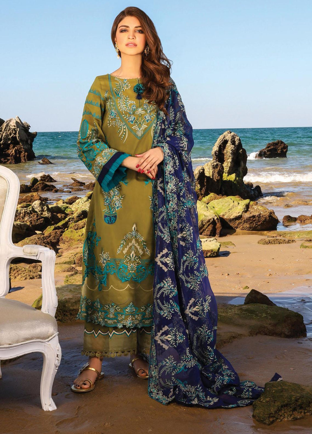 Buy Imrozia Luxury Lawn 2021 I.S.L-06 Olivgrun Green dress from LebaasOnline The IMROZIA COLLECTION, Maria B Lawn, Maria b MPrints, Gulal wedding collection Evening and casual wear dresses are more prominent these days Buy IMROZIA CHIFFON at IMROZIA PAKISTANI DRESSES from LebaasOnline in UK & USA ate best prices!