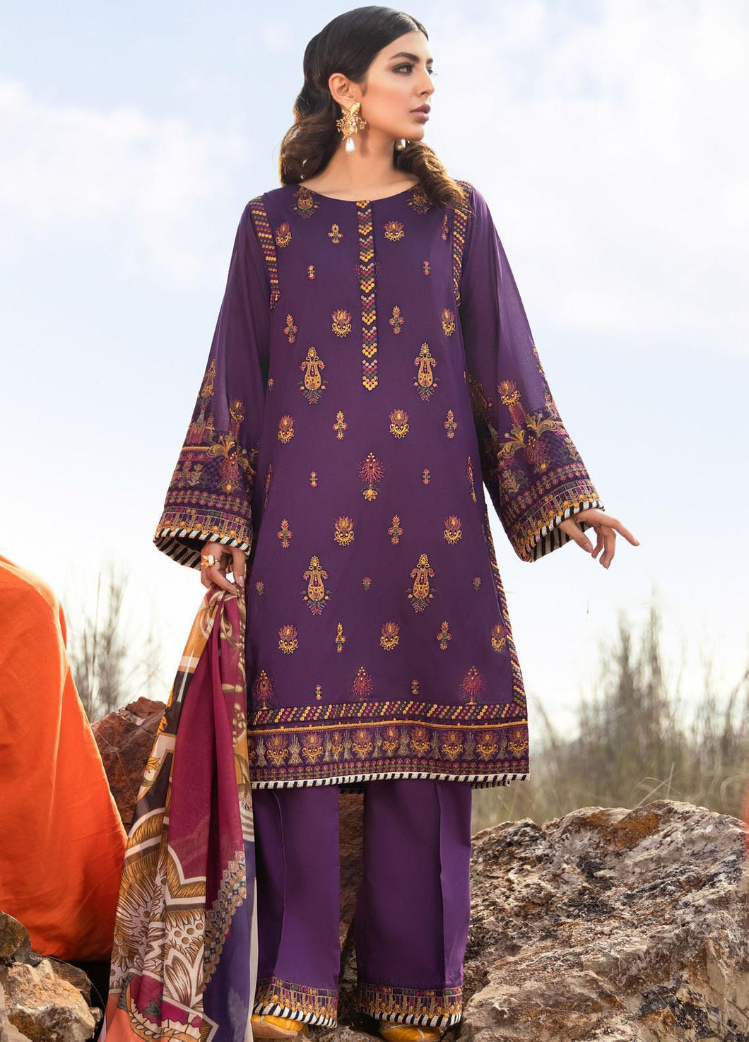 Buy Iznik Luxury Lawn 2021| Horizon | 03 Purple Dress at exclusive rates Buy unstitched or customized dresses of IZNIK LAWN 2021, MARIA B M PRINT OFFICIAL IMROZIA UNSTITCHED Gulal dresses of Evening wear, Party wear and NIKAH OUTFITS ASIAN PARTY WEAR Dresses can be available easily at USA & UK at best price in Sale!