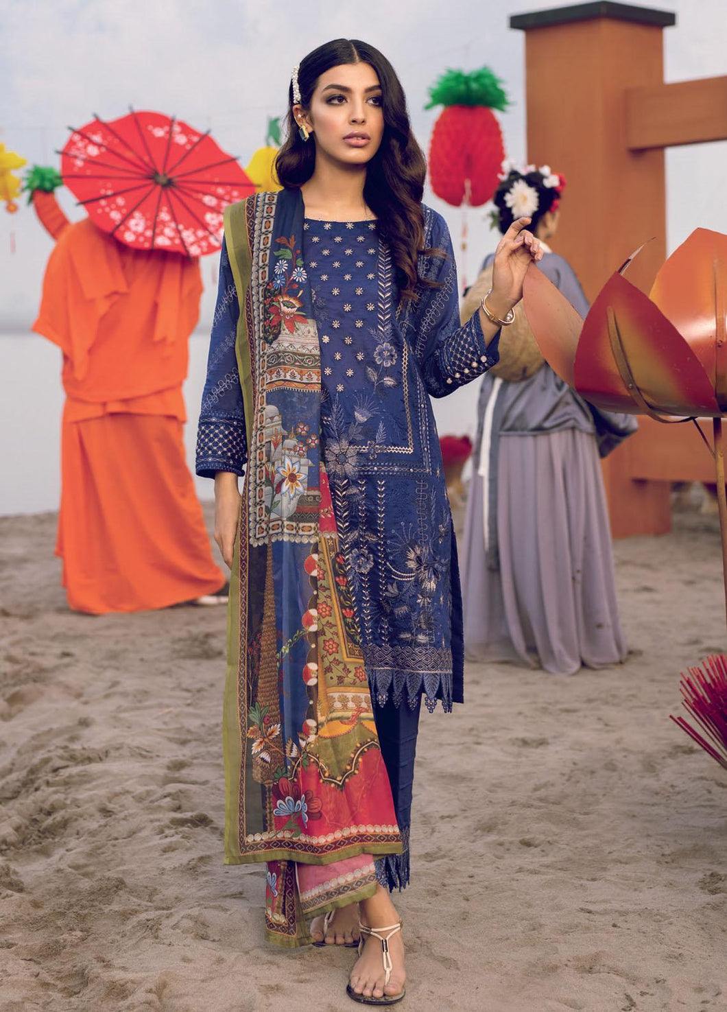 Buy Iznik Luxury Lawn 2021| Arcane | 08 Blue Dress at exclusive rates Buy unstitched or customized dresses of IZNIK LAWN 2021, MARIA B M PRINT LUXURY LAWN IMROZIA 2021, Gulal dresses of Evening wear, Party wear and NIKAH OUTFITS ASIAN PARTY WEAR Dresses can be available easily at USA & UK at best price in Sale!