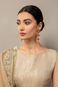 Buy Maria B Jewelry | Heritage Jewelry | JER-043-Red Chatham Lavishly exaggerated high quality Zircon fine earring This jewelry is from Maria B Heritage Collection 2022 in the UK USA and Australia. We are the largest stockist of Maria B Pakistani Jewelry, Ring Jhoomar Ranihaar necklace and earrings.
