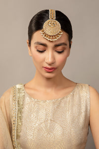 Buy Maria B Jewelry | Heritage Jewelry | JTK-015-Gold Lavishly exaggerated high quality Zircon fine earring This jewelry is from Maria B Heritage Collection 2022 in the UK USA and Australia. We are the largest stockist of Maria B Pakistani Jewelry, Ring Jhoomar Ranihaar necklace and earrings.