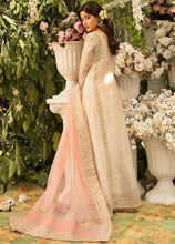 Load image into Gallery viewer, QALAMKAR | FORMALS 2022 | MINAIL White Pakistani designer suits online available @lebasonline. We are the largest stockists of Maria B, Qalamkar Q line 2022 collection. The Asian outfits UK for Wedding can be customized in Gharara suits. Express shipping is available in UK, USA, France, Belgium for Maria B Sale