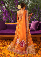 Load image into Gallery viewer, QALAMKAR | FORMALS 2022 | RUMAISA  Mango Pakistani designer suits online available @lebasonline. We are the largest stockists of Maria B, Qalamkar Q line 2022 collection. The Asian outfits UK for Wedding can be customized in Gharara suits. Express shipping is available in UK, USA, France, Belgium for Maria B Sale
