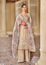 Load image into Gallery viewer, QALAMKAR | FORMALS 2022 | KIRAZ Golden Pakistani designer suits online available @lebasonline. We are the largest stockists of Maria B, Qalamkar Q line 2022 collection. The Asian outfits UK for Wedding can be customized in Gharara suits. Express shipping is available in UK, USA, France, Belgium for Maria B Sale