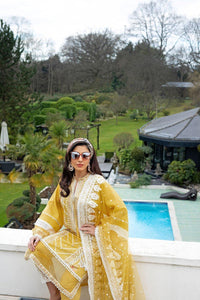 Buy Sobia Nazir’s Luxury Lawn Collection 2021 Yellow Lawn Dress from our website We are largest stockists of Sobia Nazir Lawn 2021 Maria b Pret collection The Pakistani suits are now trending in Mehndi, Party Wear dresses and Bridal Collection Buy dresses pak in Birmingham, UK USA Spain from Lebaasonline in SALE!