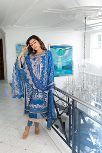 Buy Sobia Nazir’s Luxury Lawn Collection 2021 Blue Lawn Dress from our website We are largest stockists of Sobia Nazir Lawn 2021 Maria b Pret collection The Pakistani suits are now trending in Mehndi, Eid Dresses Party dresses and Bridal Collection Buy dresses pak in Birmingham, UK USA Spain from Lebaasonline in SALE!