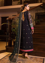 Load image into Gallery viewer, Buy ASIM JOFA | MAAHRU AND NOORIE &#39;23 black exclusive slik collection of ASIM JOFA WEDDING COLLECTION 2023 from our website. We have various PAKISTANI DRESSES ONLINE IN UK, ASIM JOFA CHIFFON COLLECTION 2021. Get your unstitched or customized PAKISATNI BOUTIQUE IN UK, USA, FRACE , QATAR, DUBAI from Lebaasonline at SALE!