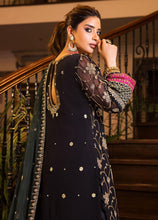 Load image into Gallery viewer, Buy ASIM JOFA | MAAHRU AND NOORIE &#39;23 black exclusive slik collection of ASIM JOFA WEDDING COLLECTION 2023 from our website. We have various PAKISTANI DRESSES ONLINE IN UK, ASIM JOFA CHIFFON COLLECTION 2021. Get your unstitched or customized PAKISATNI BOUTIQUE IN UK, USA, FRACE , QATAR, DUBAI from Lebaasonline at SALE!