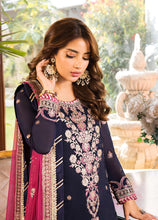 Load image into Gallery viewer, Buy ASIM JOFA | MAAHRU AND NOORIE &#39;23 blue exclusive slik collection of ASIM JOFA WEDDING COLLECTION 2023 from our website. We have various PAKISTANI DRESSES ONLINE IN UK, ASIM JOFA CHIFFON COLLECTION 2021. Get your unstitched or customized PAKISATNI BOUTIQUE IN UK, USA, FRACE , QATAR, DUBAI from Lebaasonline at SALE!
