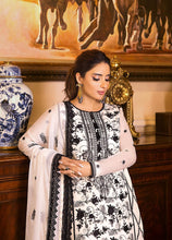 Load image into Gallery viewer, Buy ASIM JOFA | MAAHRU AND NOORIE &#39;23 white exclusive slik collection of ASIM JOFA WEDDING COLLECTION 2023 from our website. We have various PAKISTANI DRESSES ONLINE IN UK, ASIM JOFA CHIFFON COLLECTION 2021. Get your unstitched or customized PAKISATNI BOUTIQUE IN UK, USA, FRACE , QATAR, DUBAI from Lebaasonline at SALE!