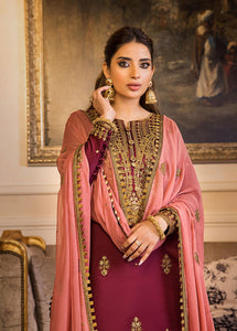 Buy ASIM JOFA | MAAHRU AND NOORIE '23 purple exclusive slik collection of ASIM JOFA WEDDING COLLECTION 2023 from our website. We have various PAKISTANI DRESSES ONLINE IN UK, ASIM JOFA CHIFFON COLLECTION 2021. Get your unstitched or customized PAKISATNI BOUTIQUE IN UK, USA, FRACE , QATAR, DUBAI from Lebaasonline at SALE!