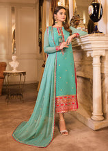 Load image into Gallery viewer, Buy ASIM JOFA | MAAHRU AND NOORIE &#39;23 blue exclusive slik collection of ASIM JOFA WEDDING COLLECTION 2023 from our website. We have various PAKISTANI DRESSES ONLINE IN UK, ASIM JOFA CHIFFON COLLECTION 2021. Get your unstitched or customized PAKISATNI BOUTIQUE IN UK, USA, FRACE , QATAR, DUBAI from Lebaasonline at SALE!