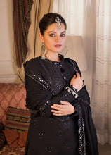 Load image into Gallery viewer, Buy ASIM JOFA | MAAHRU AND NOORIE &#39;23 black exclusive slik collection of ASIM JOFA WEDDING COLLECTION 2023 from our website. We have various PAKISTANI DRESSES ONLINE IN UK, ASIM JOFA CHIFFON COLLECTION 2021. Get your unstitched or customized PAKISATNI BOUTIQUE IN UK, USA, FRACE , QATAR, DUBAI from Lebaasonline at SALE!