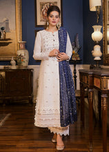 Load image into Gallery viewer, Buy ASIM JOFA | MAAHRU AND NOORIE &#39;23 blue exclusive slik collection of ASIM JOFA WEDDING COLLECTION 2023 from our website. We have various PAKISTANI DRESSES ONLINE IN UK, ASIM JOFA CHIFFON COLLECTION 2021. Get your unstitched or customized PAKISATNI BOUTIQUE IN UK, USA, FRACE , QATAR, DUBAI from Lebaasonline at SALE!