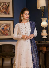 Load image into Gallery viewer, Buy ASIM JOFA | MAAHRU AND NOORIE &#39;23 blue exclusive slik collection of ASIM JOFA WEDDING COLLECTION 2023 from our website. We have various PAKISTANI DRESSES ONLINE IN UK, ASIM JOFA CHIFFON COLLECTION 2021. Get your unstitched or customized PAKISATNI BOUTIQUE IN UK, USA, FRACE , QATAR, DUBAI from Lebaasonline at SALE!