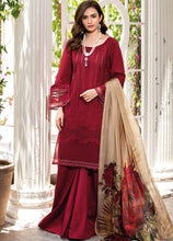 Load image into Gallery viewer, Buy Manara Luxury Lawn 2021, Maroon from Lebaasonline Pakistani Clothes Stockist in the UK best price- SALE ! Shop Noor LAWN 2021, Maria B Lawn 2021 Summer Suits, Pakistani Clothes Online UK for Wedding, Party &amp; Bridal Wear Indian &amp; Pakistani Summer Dresses by Manara Luxury Lawn 2021 in the UK &amp; USA at LebaasOnline