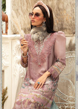 Load image into Gallery viewer, Maria B | M Prints Winter 21 | MPT-11-A Lavender Winter Shawl dress @lebaasonline. We are largest stockists of various Pakistani designer dresses such as Maria B, Sana Safinaz. Evening/ Party wear dresses can be customized at our Pakistani designer boutique. Get Pakistani designer dresses online UK in USA, France!