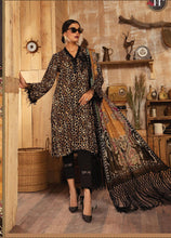 Load image into Gallery viewer, Maria B | M Prints Winter 21 | MPT-14-A Black color Winter Shawl dress @lebaasonline. We are largest stockists of various Pakistani designer dresses such as Maria B, Sana Safinaz. Maria B UK Evening/Party wear dresses can be customized at our designer boutique. Get Pakistani designer dresses online UK in USA, France!