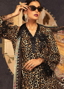 Maria B | M Prints Winter 21 | MPT-14-A Black color Winter Shawl dress @lebaasonline. We are largest stockists of various Pakistani designer dresses such as Maria B, Sana Safinaz. Maria B UK Evening/Party wear dresses can be customized at our designer boutique. Get Pakistani designer dresses online UK in USA, France!