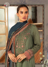 Load image into Gallery viewer, Maria B | M Prints Winter 21 | MPT-5-A Olive color Winter Shawl dress @lebaasonline. We are largest stockists of various Pakistani designer dresses such as Maria B, Sana Safinaz. Maria B UK Evening/Party wear dresses can be customized at our designer boutique. Get Pakistani designer dresses online UK in USA, France!