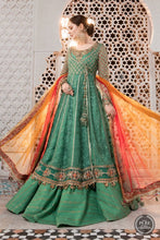 Load image into Gallery viewer, Buy MARIA B | CHIFFONS EID COLLECTION 2022 Sage Green Chiffon Pakistani designer dresses from our official website We have all Pakistani designer clothes of Maria b Chiffon 2022 Imoriza, Sobia Nazir Various Eid dresses can be bought online from our website Lebaasonline in UK Birhamgam America, France @lebaasonline