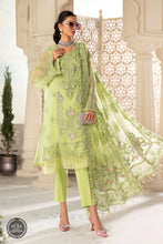 Load image into Gallery viewer, Buy Maria B Mbroidered Chiffon EID 2022 | Lime Green Chiffon Pakistani designer dresses from our official website We have all Pakistani designer clothes of Eid dresses Maria b Chiffon 2021 Sobia Nazir Various Pakistani outfits can be bought online from our website Lebaasonline in UK Birhamgam America