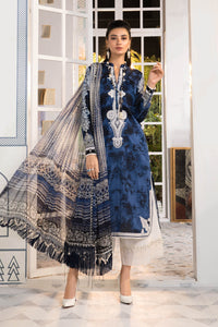 Mprints Maria B 2021 |  MPT-1106-B Blue Color 100% Original Guaranteed! Shop MariaB Mprints, Asim Jofa, Asifa nabeel from LebaasOnline.co.uk on SALE Price in the UK, USA, Belgium, Australia & London. Explore the latest pakistani party wear collection of MariaB Mprint official at Lebaasonline today - With DISCOUNT CODE 