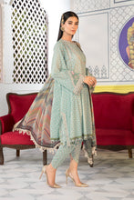 Load image into Gallery viewer, Mprints Maria B 2021 | MPT-1109-A Sea Green Color 100% Original Guaranteed! Shop MariaB Mprints, Gulal, Asifa nabeel from LebaasOnline.co.uk on SALE Price in the UK USA, Belgium, Australia &amp; London. Explore the latest pakistani designer dresses in UK of MariaB Mprint official at Lebaasonline today - With DISCOUNT CODE 