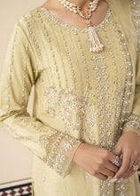Load image into Gallery viewer, uy MUSHQ | SILK EDITION yellow Designer Dresses Is an exclusively available for online UK @lebaasonline. PAKISTANI WEDDING DRESSES ONLINE UK can be customized at Pakistani designer boutique in USA, UK, France, Dubai, Saudi, London. Get Pakistani &amp; Indian velvet BRIDAL DRESSES ONLINE USA at Lebaasonline.