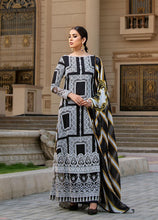 Load image into Gallery viewer, Reign Lawn 2021 | Summer Collection | AALIYAH Black Lawn Dress is exclusively available at our website. This summer get your reign PAKISTANI DESIGNER LAWN from our official PAKISTANI DRESSES ONLINE IN UK. We have brands such as MARIA B GULAL. Get your unstitched/customized ASIAN SUMMER FASHION DRESSES UK AT Lebaasonline