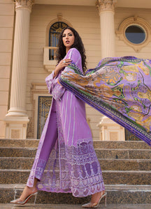 Reign Lawn 2021 | Summer Collection | AGNES Purple Lawn Dress is exclusively available at our website. This summer get your reign PAKISTANI DESIGNER LAWN from our official PAKISTANI DRESSES ONLINE IN UK. We have brands such as MARIA B GULAL. Get your unstitched/customized ASIAN SUMMER FASHION DRESSES UK AT Lebaasonline