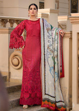 Load image into Gallery viewer, Reign Lawn 2021 | Summer Collection | GARNET Maroon Lawn Dress is exclusively available at our website. This summer get your reign PAKISTANI DESIGNER LAWN from our official PAKISTANI DRESSES ONLINE IN UK. We have brands such as MARIA B GULAL. Get your unstitched/customized ASIAN SUMMER FASHION DRESSES UK AT Lebaasonline