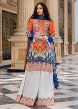 Load image into Gallery viewer, Reign Lawn 2021 | Summer Collection | JAY Orange Lawn Dress is exclusively available at our website. This summer get your reign PAKISTANI DESIGNER LAWN from our official PAKISTANI BOUTIQUE IN UK. We have brands such as MARIA B GULAL. Get your unstitched/customized ASIAN SUMMER FASHION DRESSES UK AT Lebaasonline