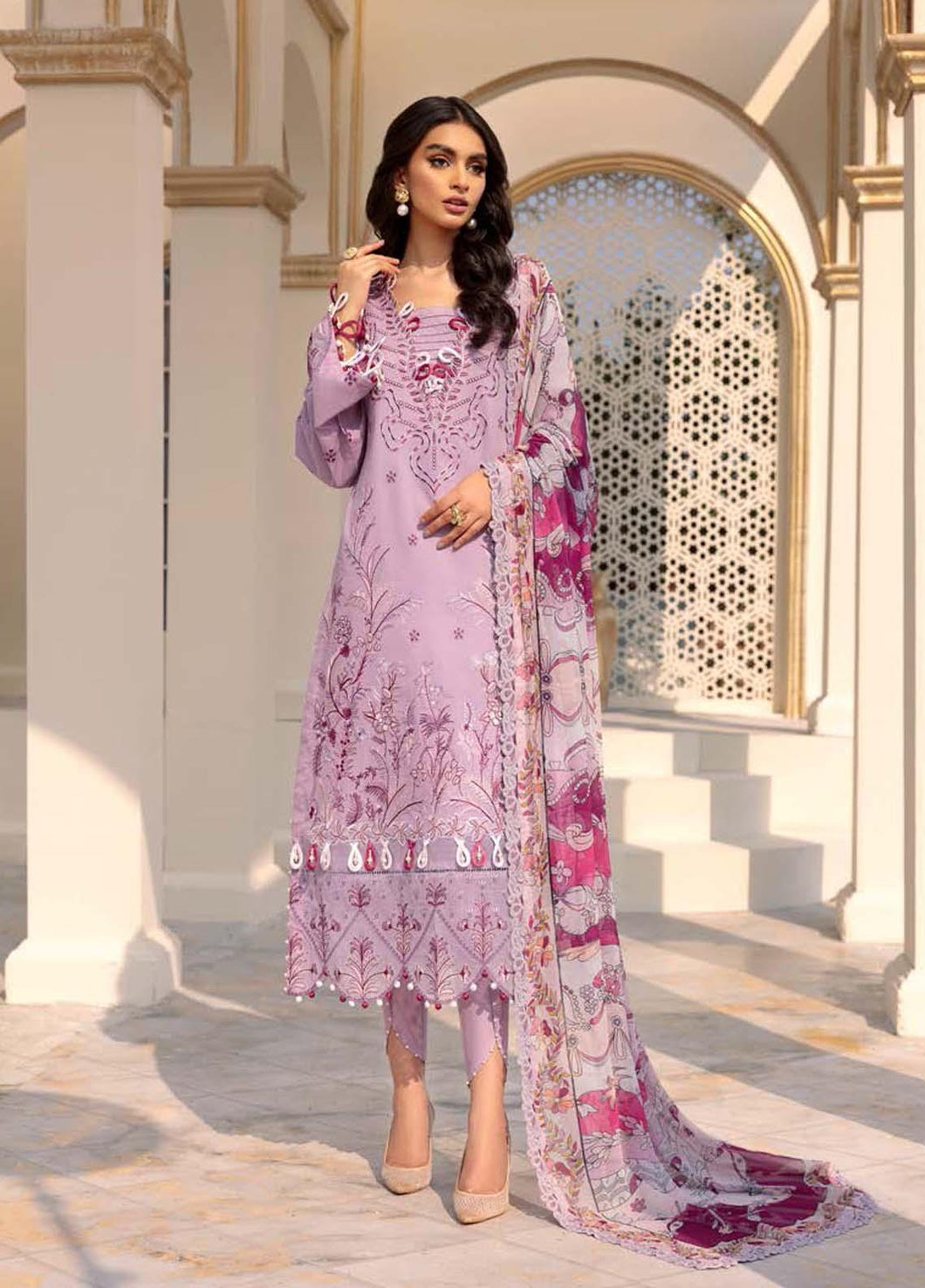 Buy Roheenaz Lawn Collection 2022 Vol 2 Pakistani Embroidered Clothes For Women at Our Online Designer Boutique UK, Indian & Pakistani Wedding dresses online UK, Asian Clothes UK Jazmin Suits USA, Baroque Chiffon Collection 2022 & Eid Collection Outfits in USA on express shipping available @ Online store Lebaasonline